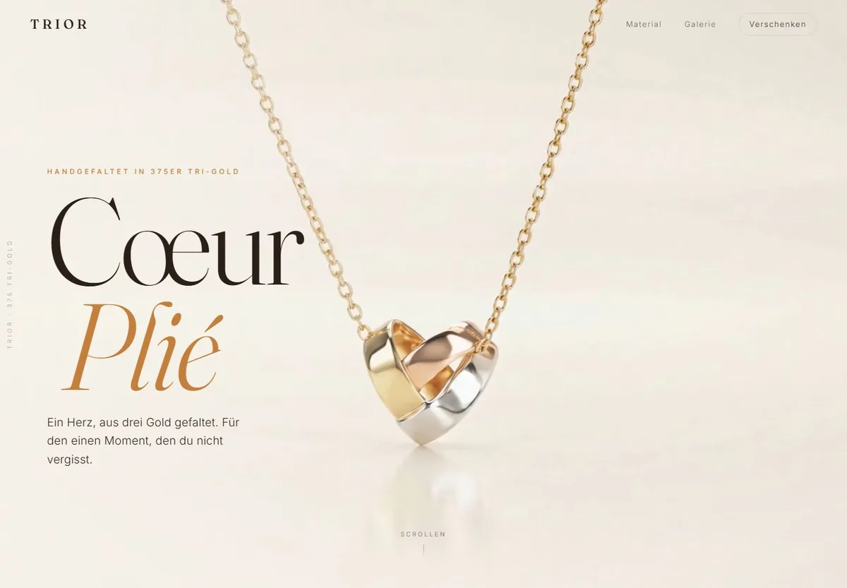 Entwurf der Studie Trior — Schmuck
